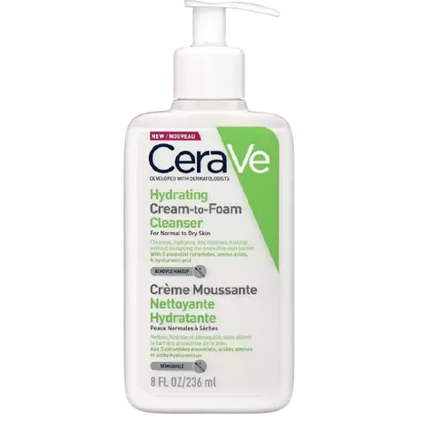 CeraVe  Hydrating Cream to Foam Cleanser now in India
