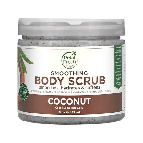 Petal Fresh Coconut Oil Body Scrub 16Oz
